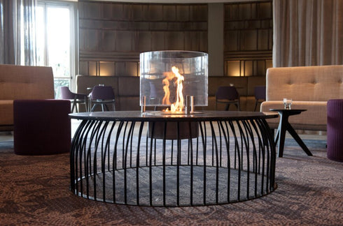 Ecosmart Fire AB8 Ethanol Burner - Stainless Steel Finish - ESF.B.AB8.WTT